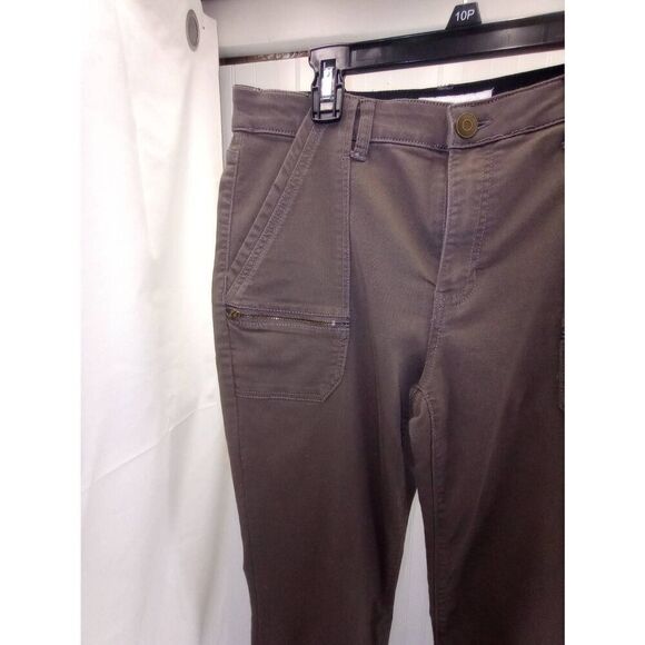 Knox Rose dark brown, mid rise, stretch cargo, pants, jeggings .Size 12 - Picture 7 of 10